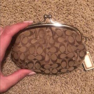 Authentic Coach coin purse